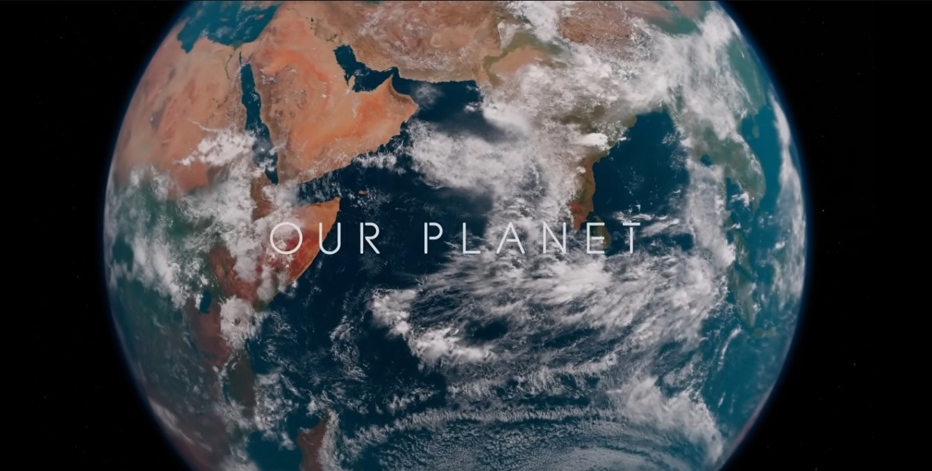Our Planet Netflix title screen