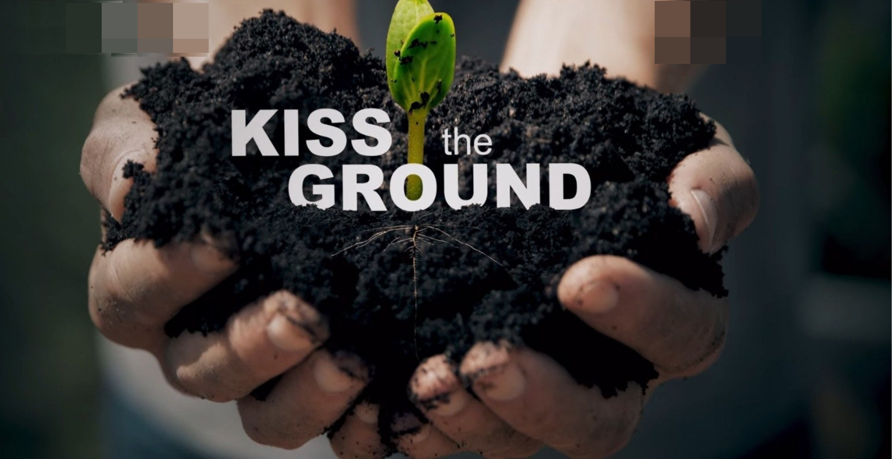 Kiss the ground Netflix title screen