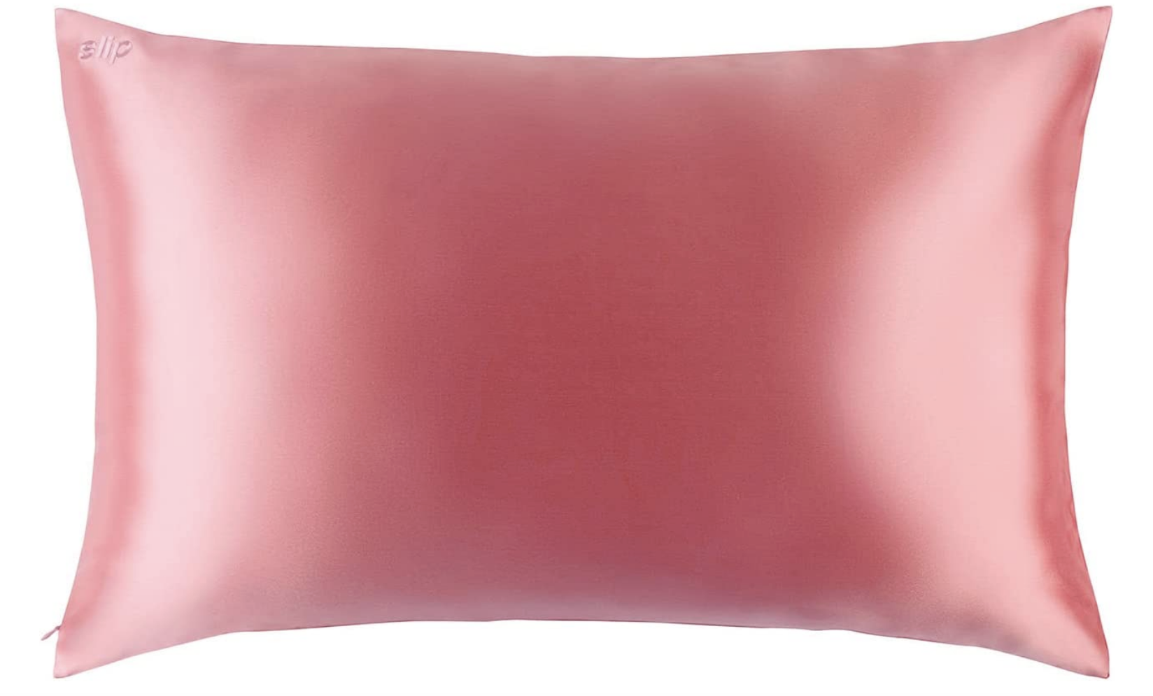 pink silk pillowcase