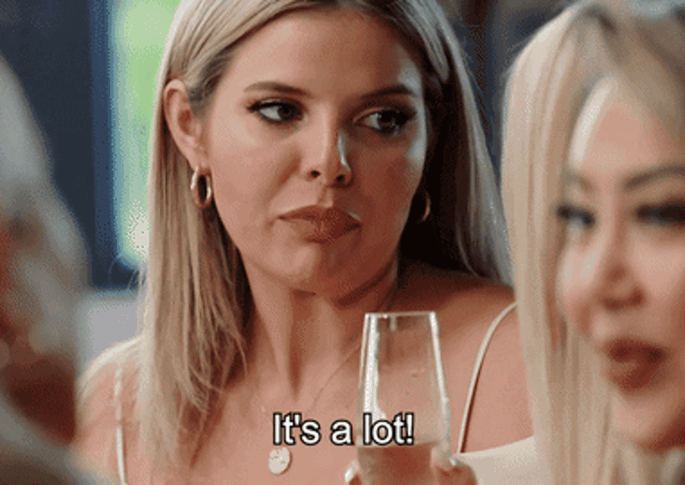 Olivia from &quot;Married at First Sight: Australia&quot; talks about something that&#x27;s &quot;a lot&quot; during a gathering