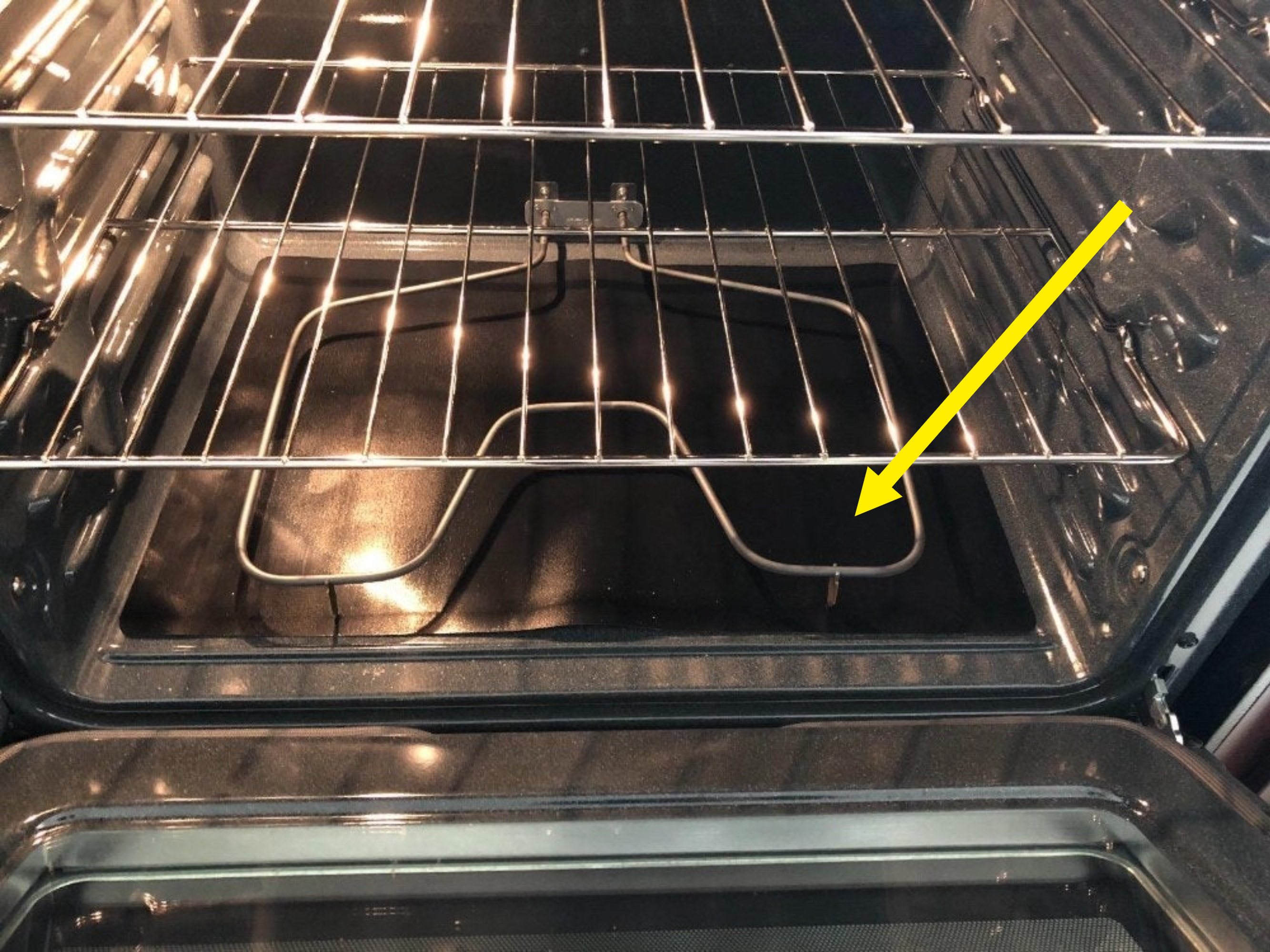 Reviewer&#x27;s photo of the oven liners