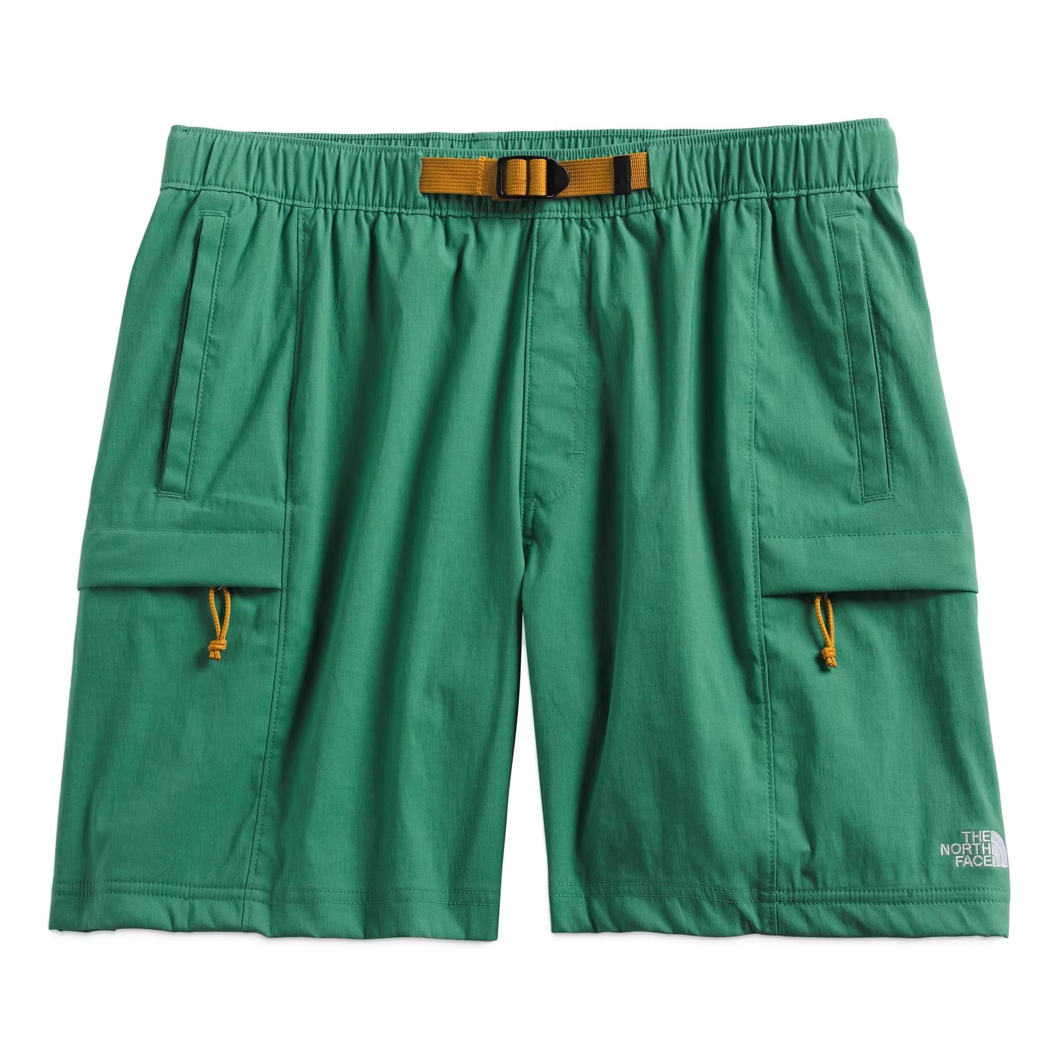 green north face cargo shorts