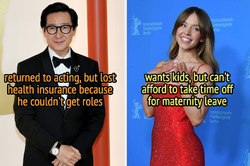 Ke Huy Quan returned to acting, but lost health insurance because he couldn't get roles; and Sydney Sweeney wants kids, but can't afford to take time off for maternity leave