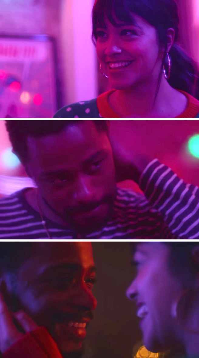 Gina Rodriguez and LaKeith Stanfield in &quot;Someone Great&quot;