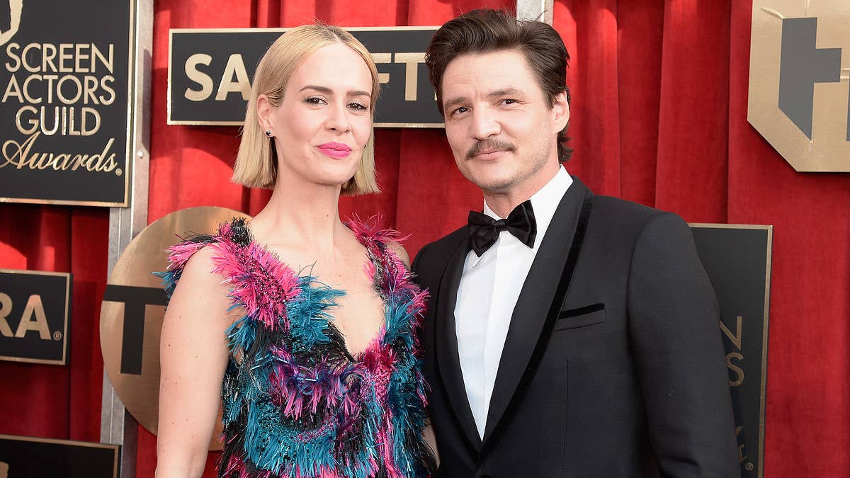 Sarah Paulson told 'Esquire' that she gave money to Pedro Pascal in the early days of his career so that he could feed himself after the two met in New York.