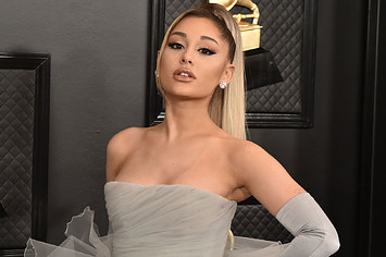 Ariana Grande photographed at Grammys