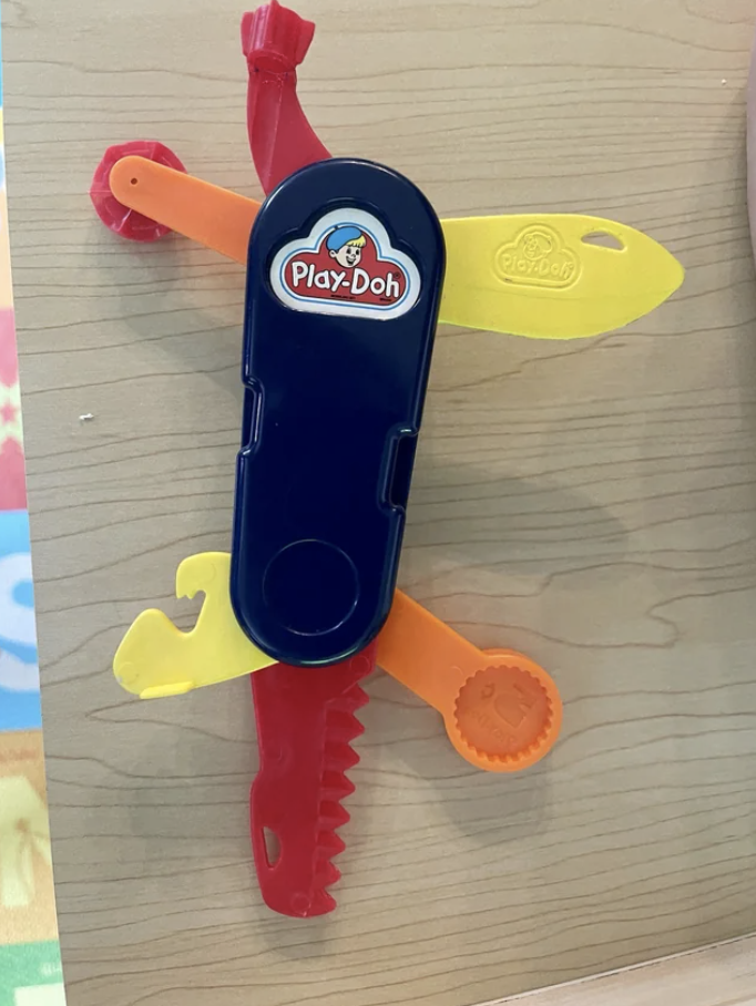 A Play-Doh tool
