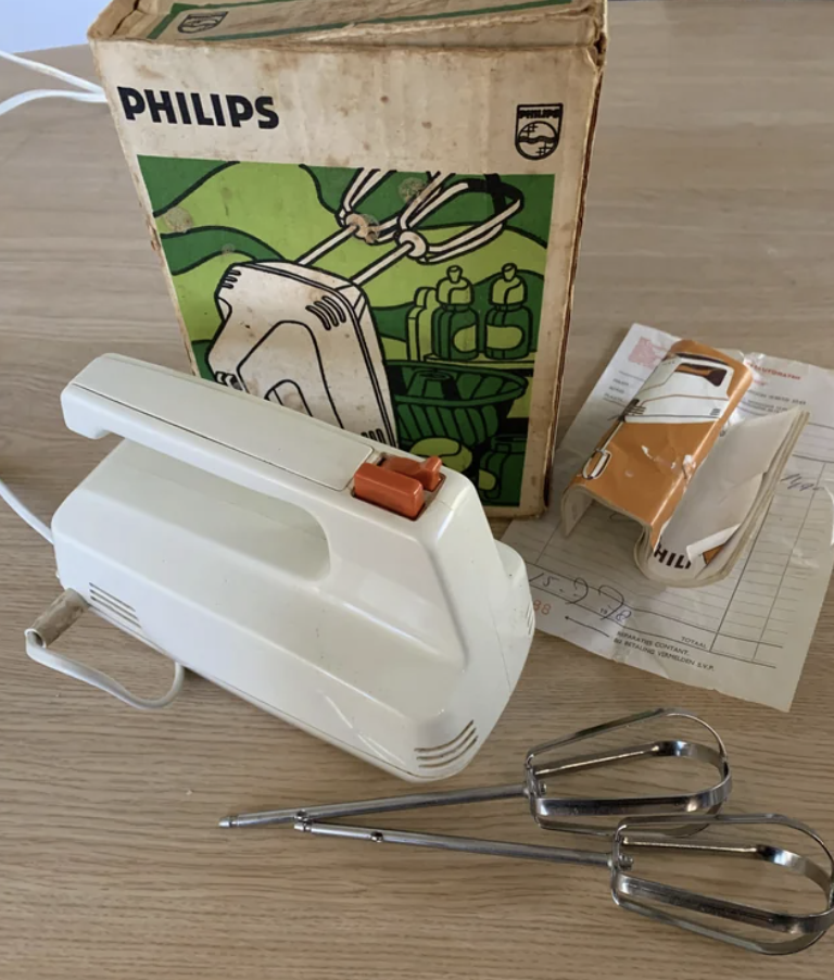 An old cake mixer