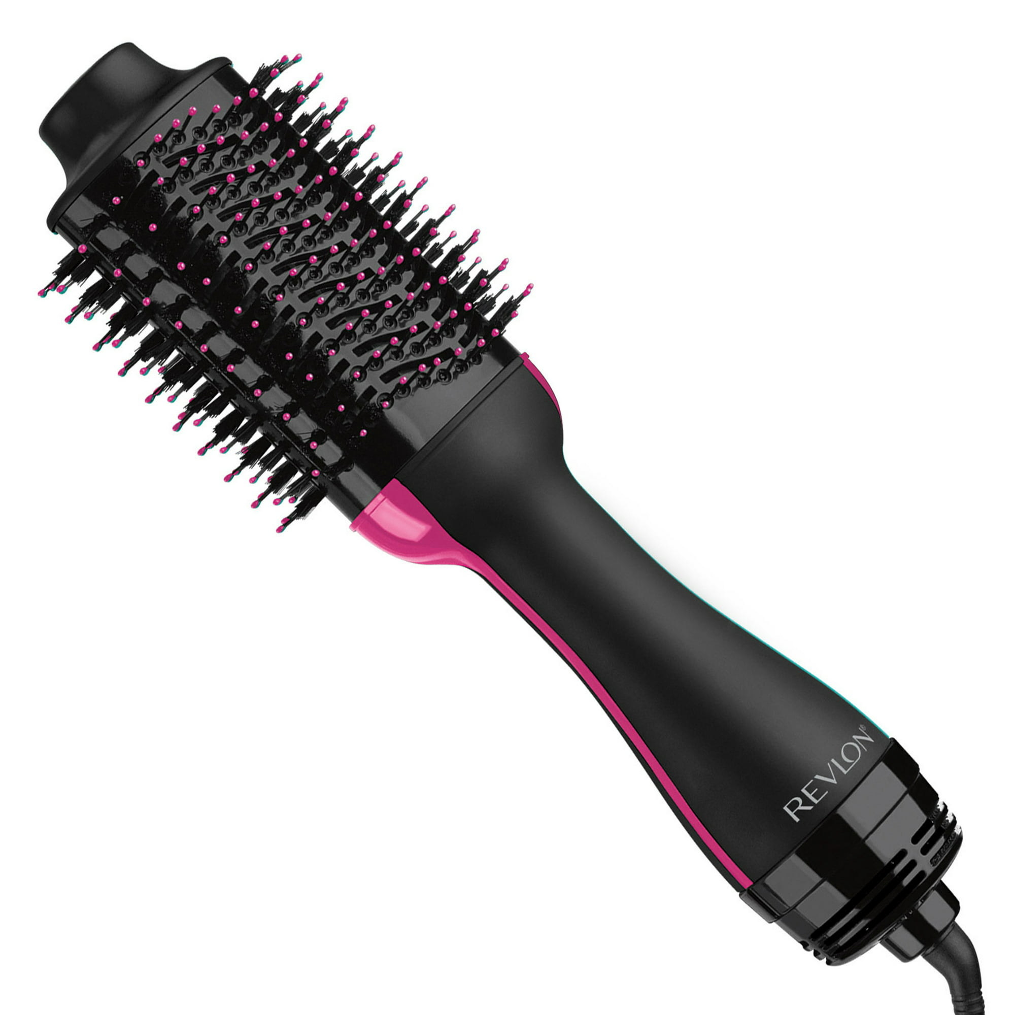 the brush in pink and black