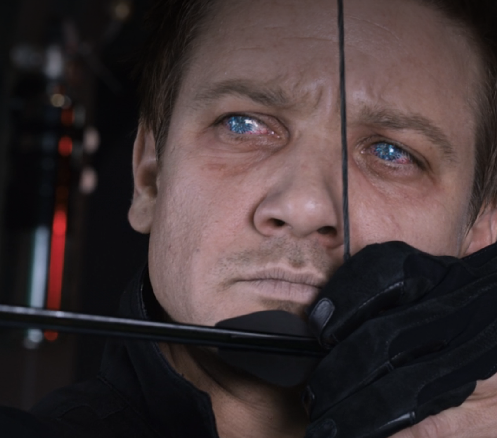 Closeup of Hawkeye