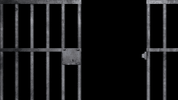 Jail cell slowly closes
