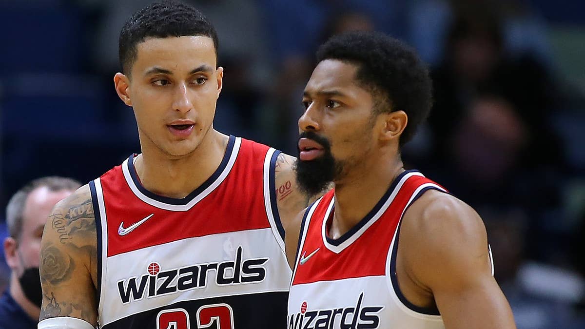 Kyle Kuzma took to Twitter to rip his former Washington Wizards teammate Spencer Dinwiddie after the Brooklyn Nets guard said Kuzma doesn't care about winning