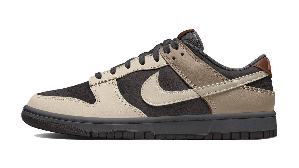 Nike is flipping the popular 'Panda' coloway of the Dunk Low for a new version of the shoe for Holiday '23 featuring suede and matte leather uppers.