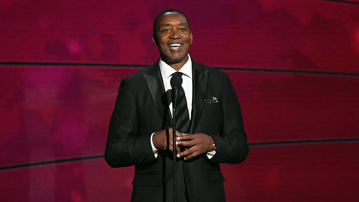 Isiah Thomas’ recent chat with ESPN's Keyshawn, JWill, and Max show came to abrupt end after the NBA Hall of Famer got upset over the pic used for his interview