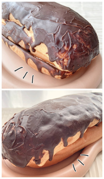 LAWSON（ローソン）のオススメの菓子パン「食べ応え満足！チョコシューロール」