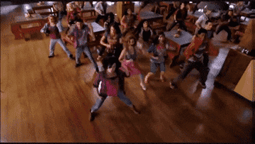 GIF of people dancing in &quot;Camp Rock 2&quot;