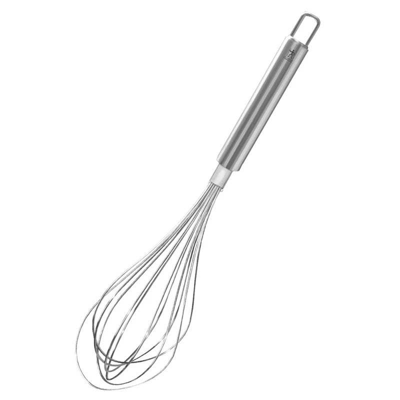 Chef Craft French Whisk Chrome Plated Steel 7 inch, Silver, 2 Pack