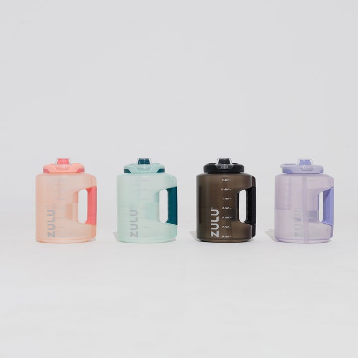 water bottles in various colors