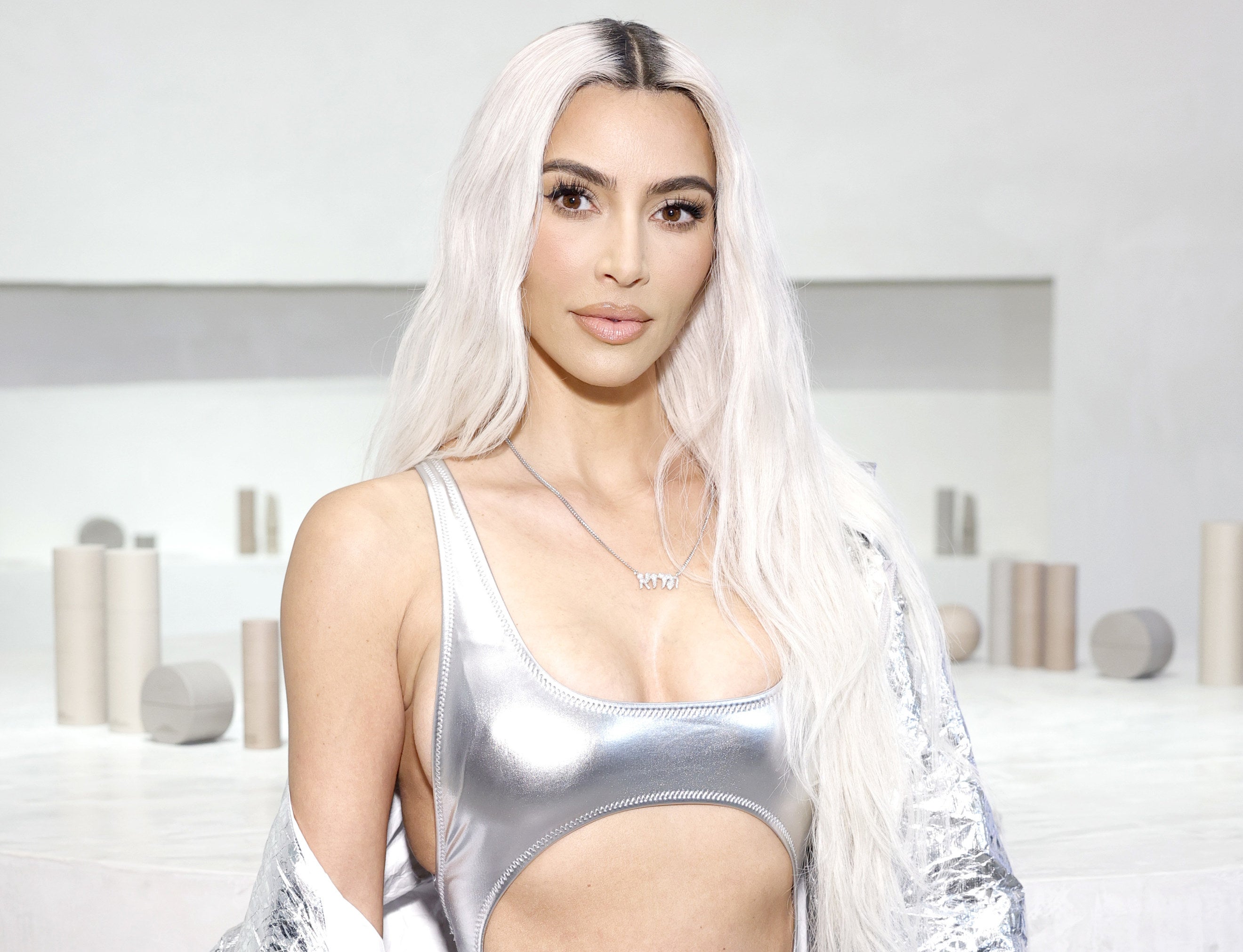 A closeup of Kim