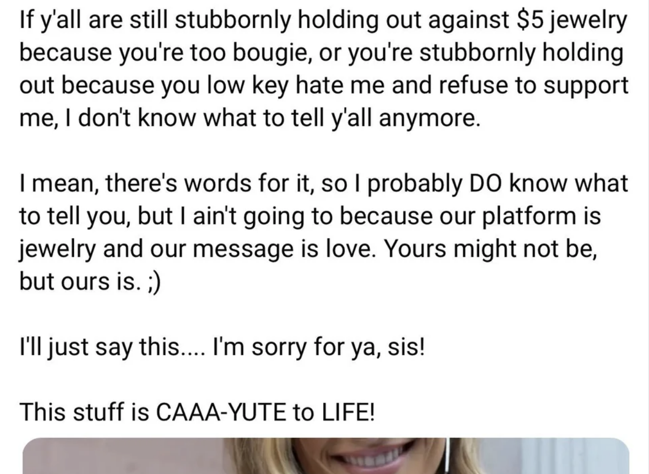 "if you're stubbornly holding out because you low key hate me and refuse to support me i don't know what to tell y'all anymore"