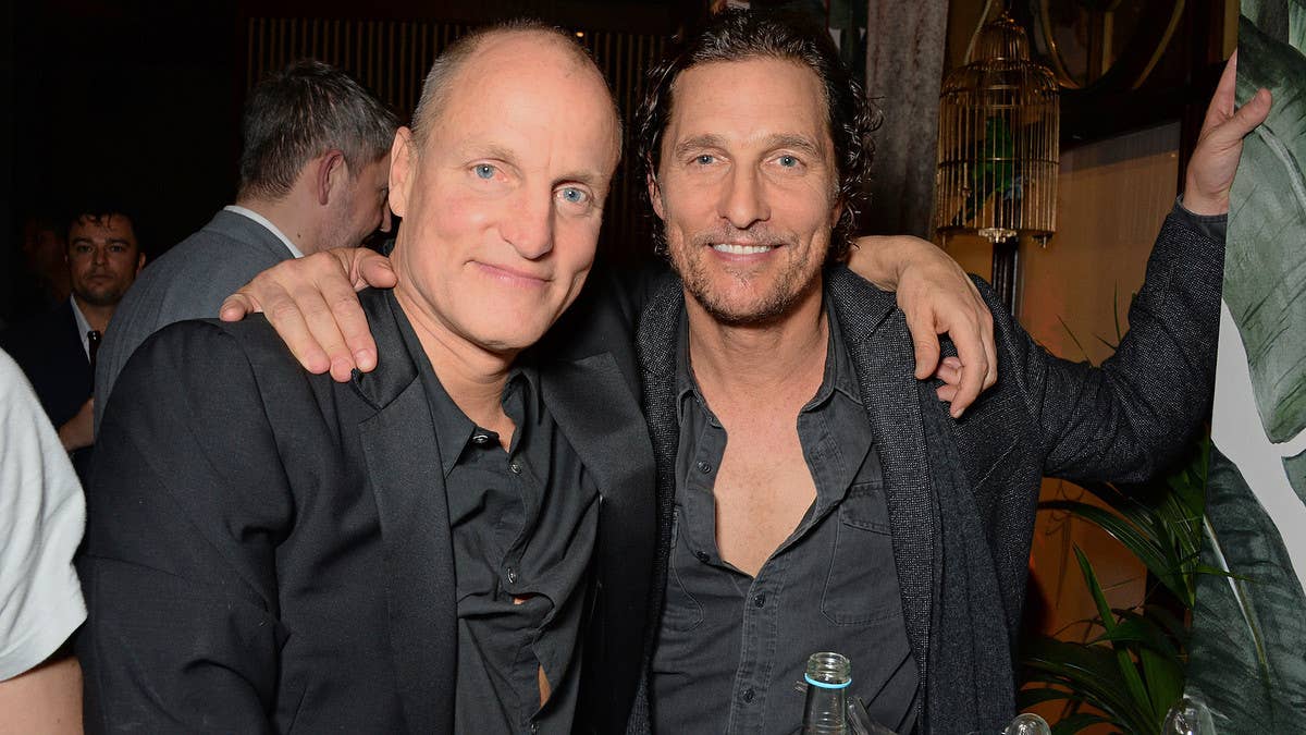 In a new episode of Kelly Ripa's podcast, Matthew McConaughey reveals Woody Harrelson might be his brother, according to a story his mother told him.