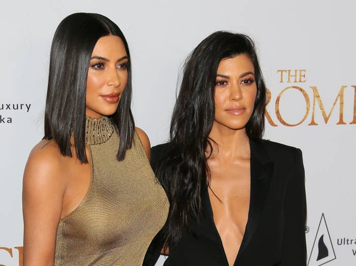 All The Hints That Kourtney & Kim Kardashian Are Feuding