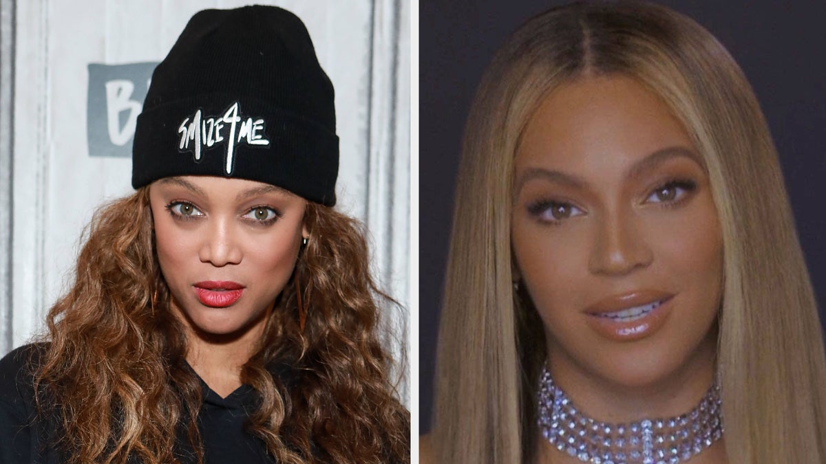 Beyonce And Tyra Banks Photoshoot