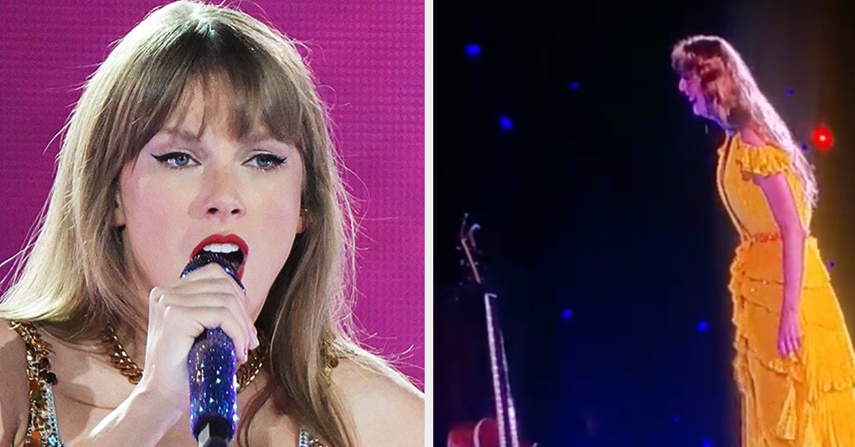 Taylor Swift’s Stage Dive Didn’t Work, And Her Reaction Is Priceless