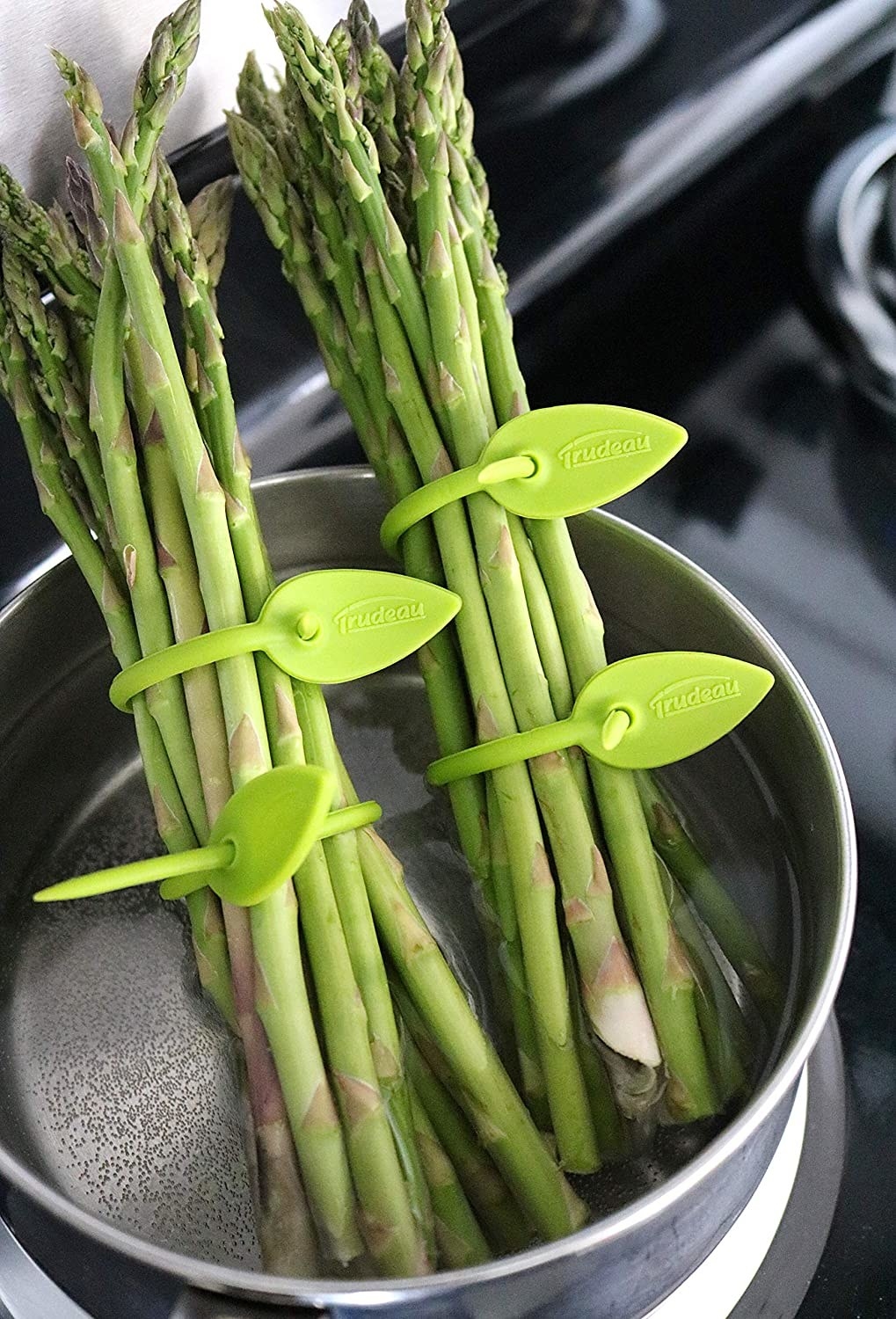 the ties around asparagus