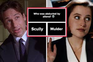 scully and mulder from x files