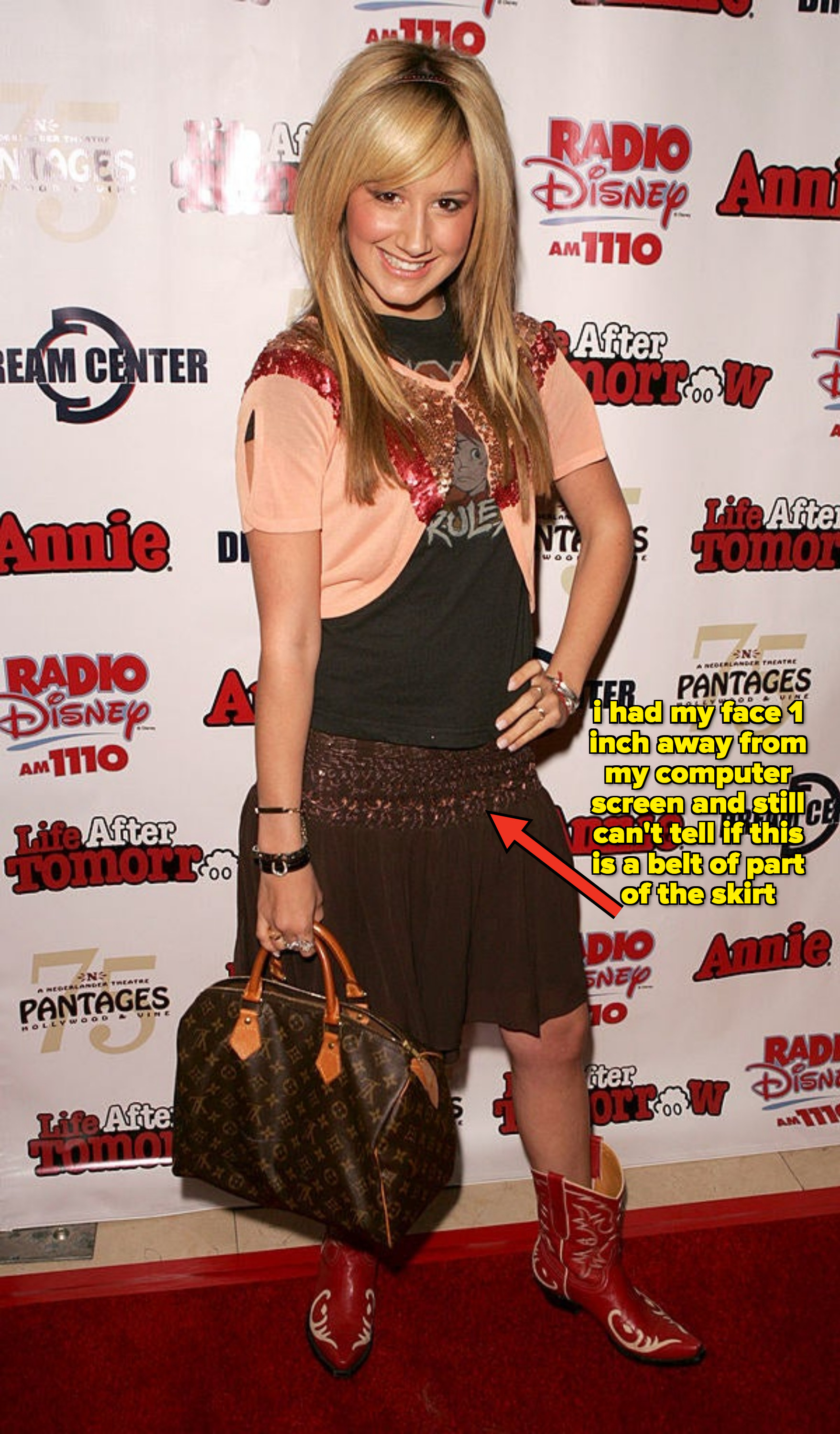 Ashley Tisdale on the red carpet
