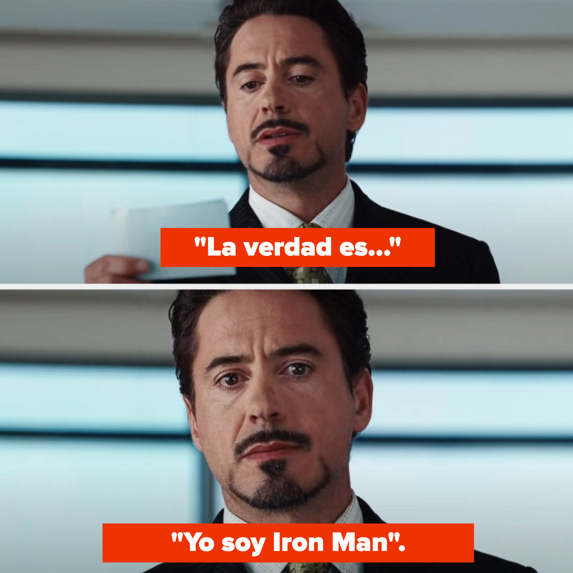 the truth is, i am iron man