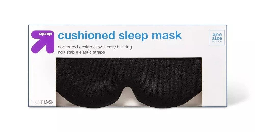 the black eye mask in its packaging