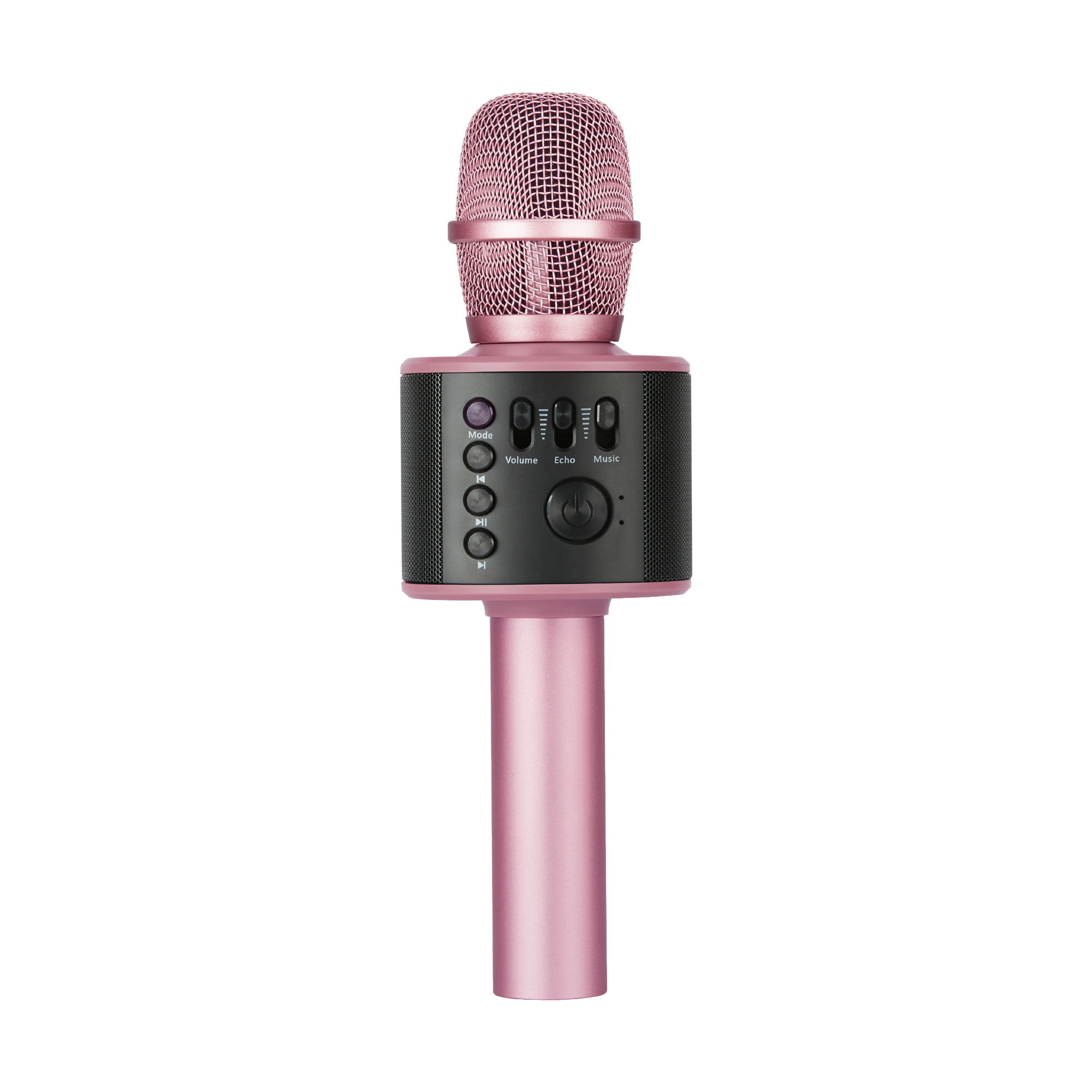 the karaoke mic in pink
