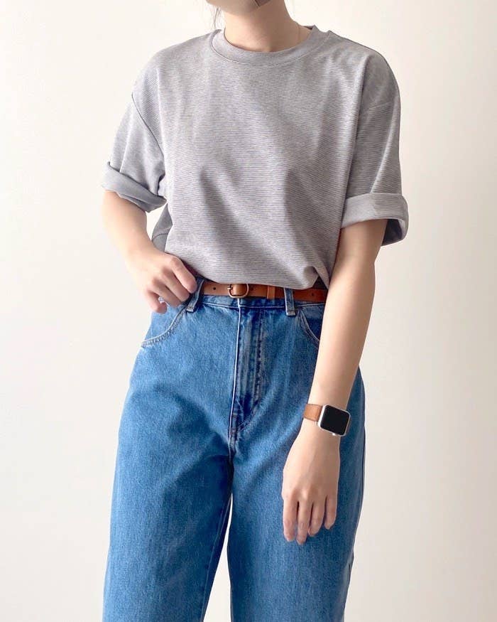 UNIQLO（ユニクロ）のおすすめ「エアリズムコットンオーバーサイズクルーネックT」