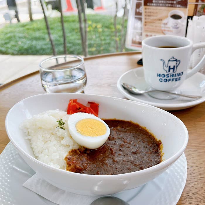 星乃珈琲店のおすすめモーニング「朝カレー」