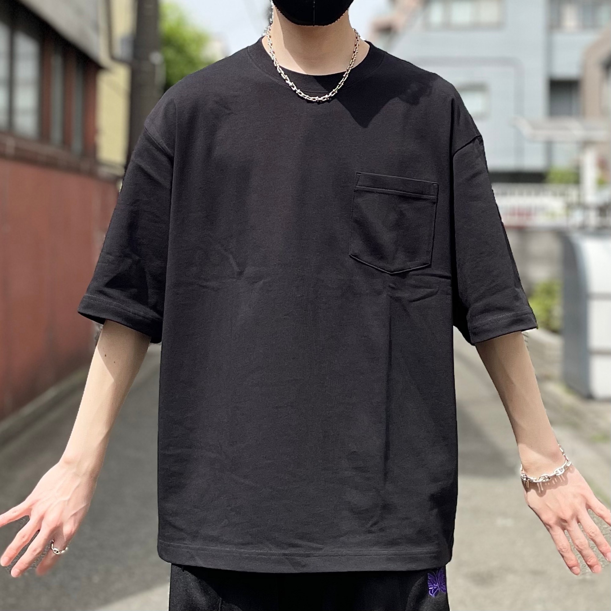 GU(ジーユー)のおすすめのメンズアイテム「コットンオーバーサイズT(5分袖)」