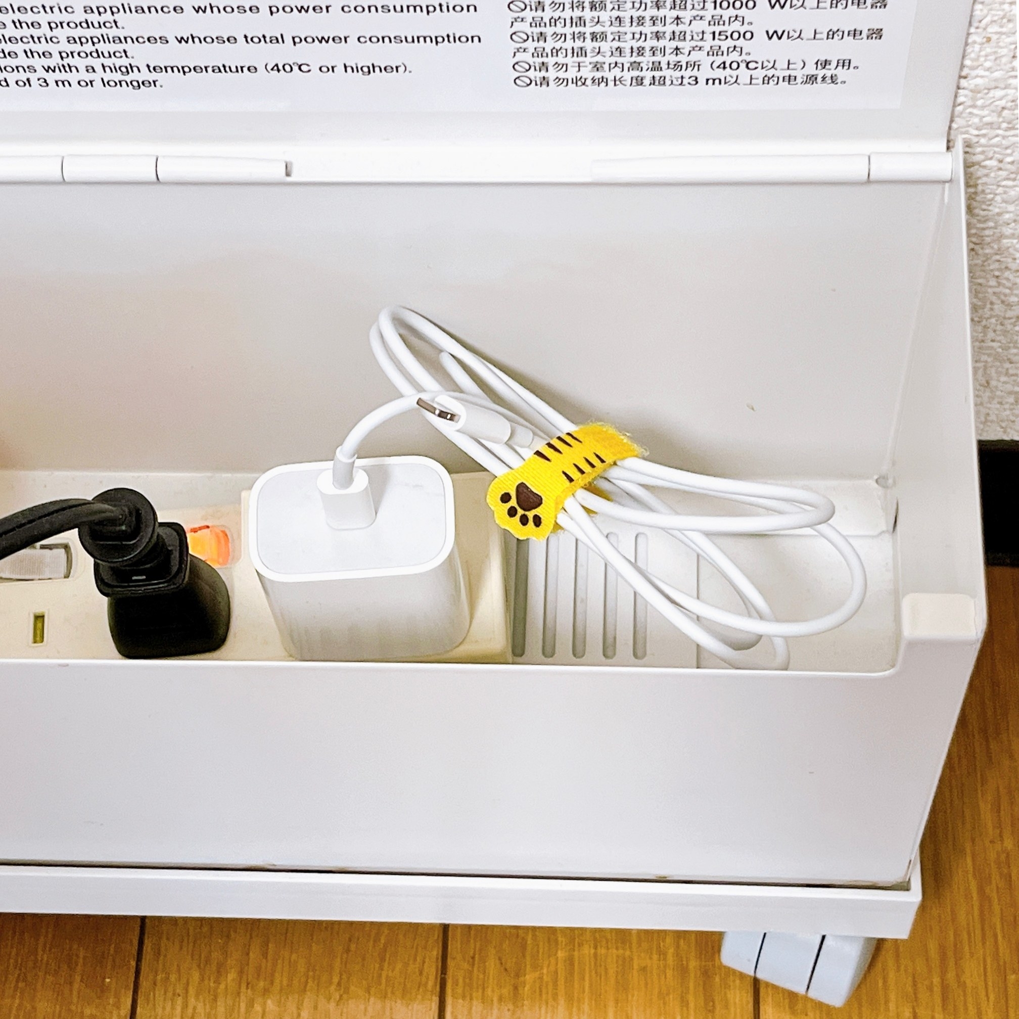 DAISO（ダイソー）のオススメ便利グッズ「ケーブルタイ（肉球柄）」