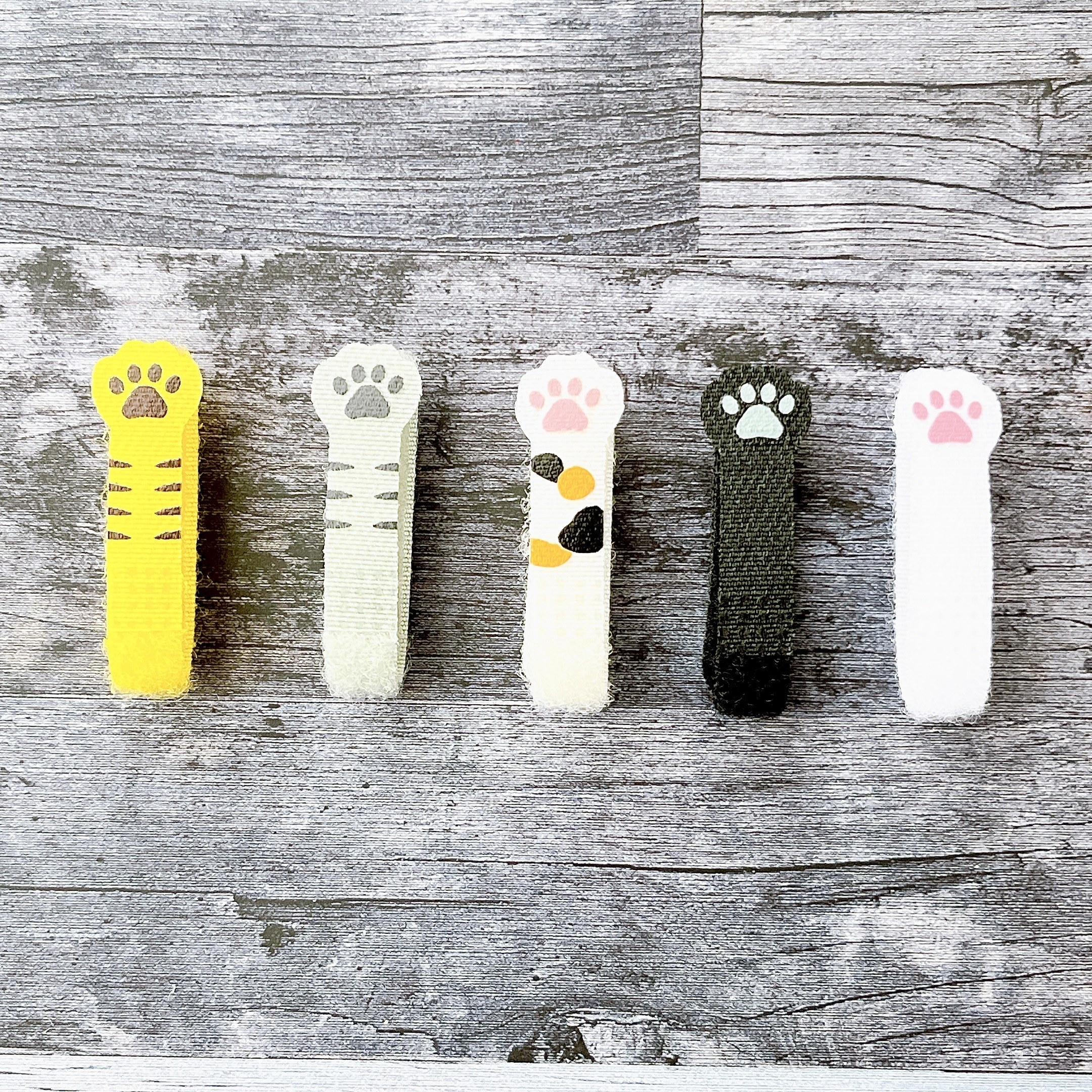 DAISO(ダイソー)のオススメ便利グッズ「ケーブルタイ(肉球柄)」