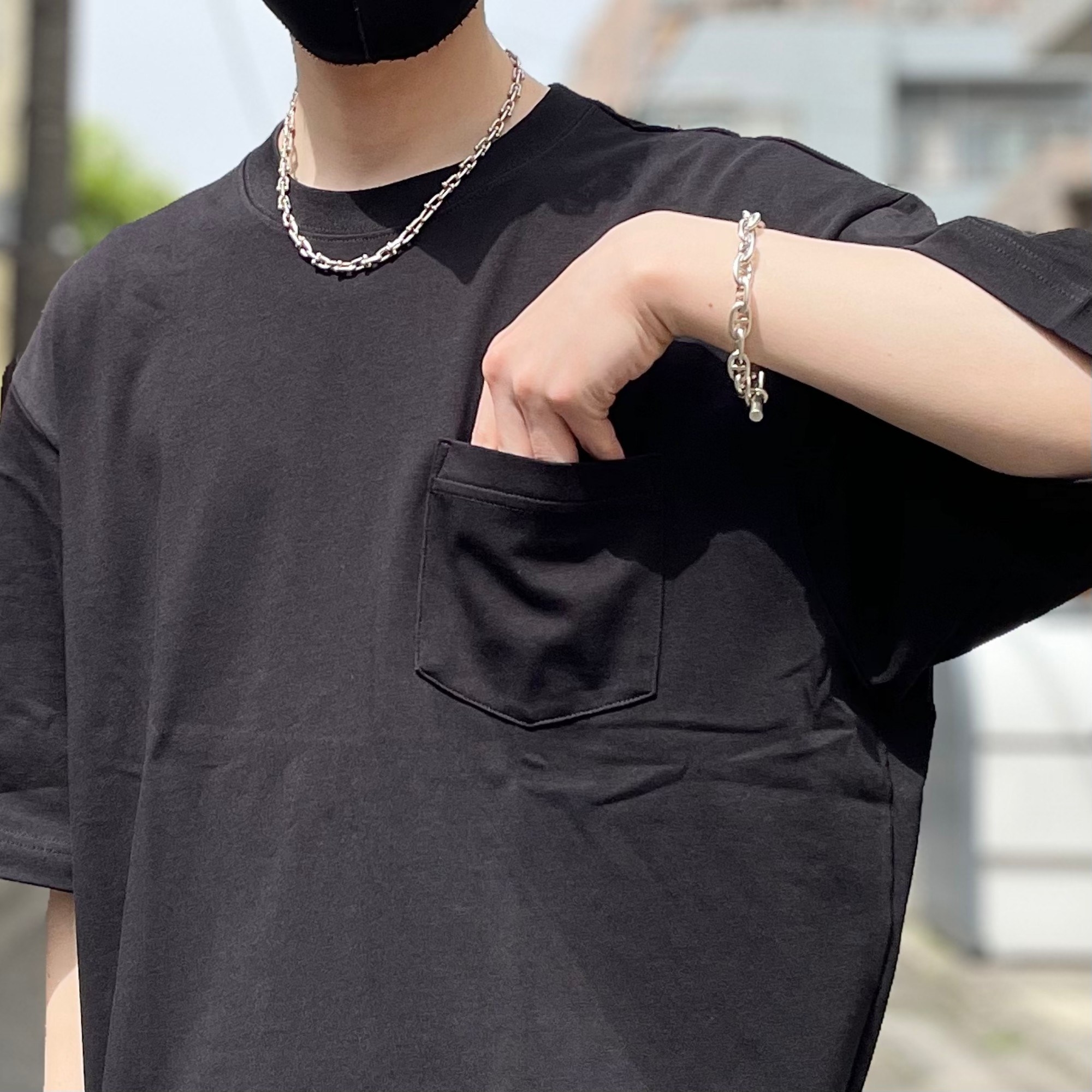 GU(ジーユー)のおすすめのメンズアイテム「コットンオーバーサイズT(5分袖)」