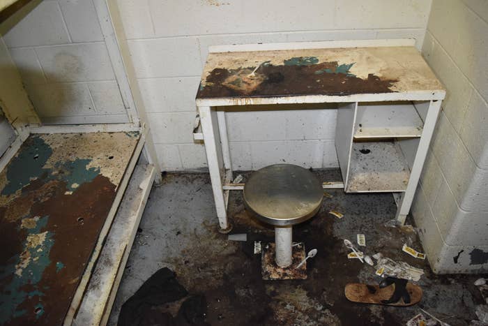 Lashawn Thompson's jail cell.