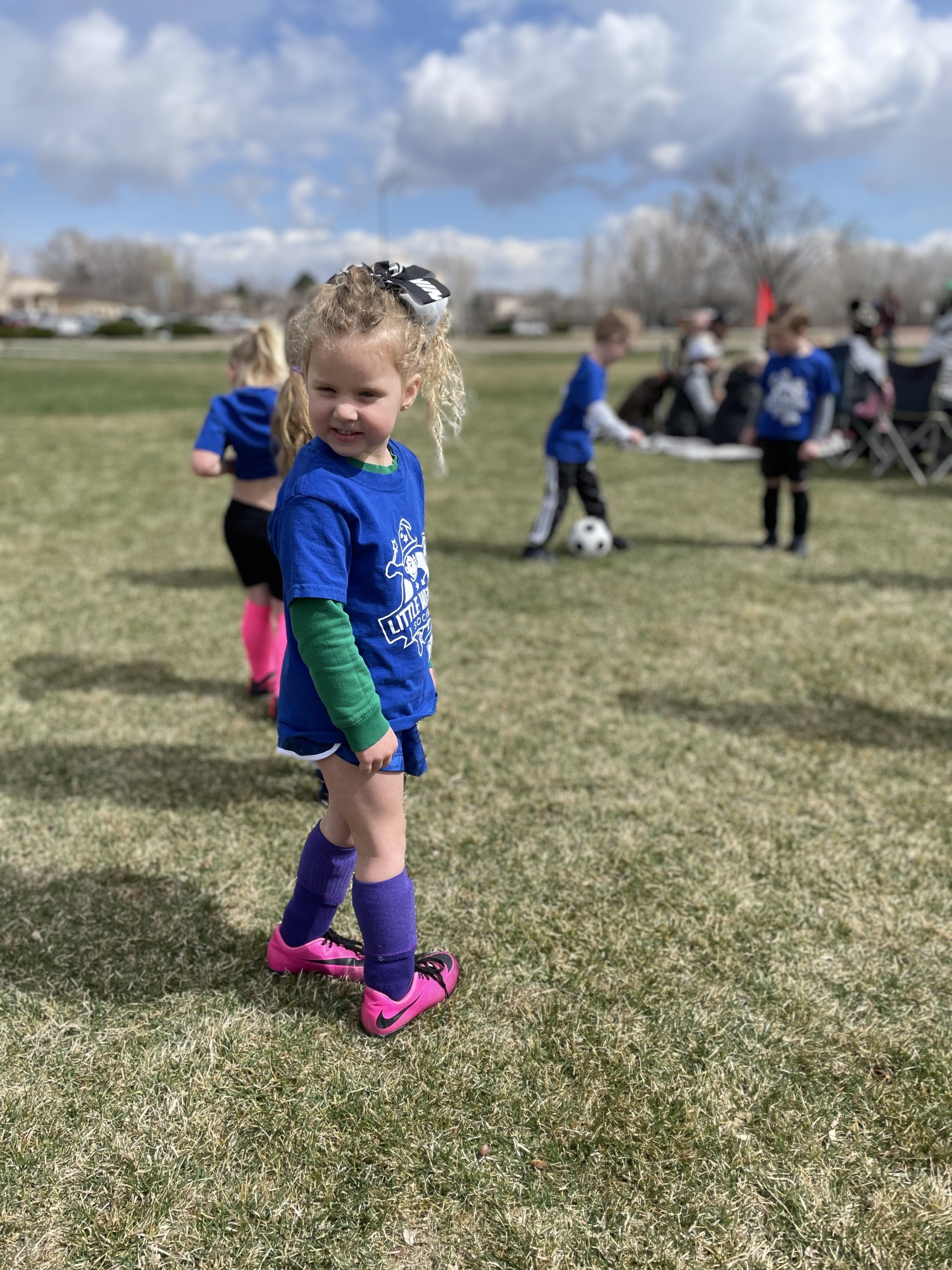 the author&#x27;s daughter at soccer
