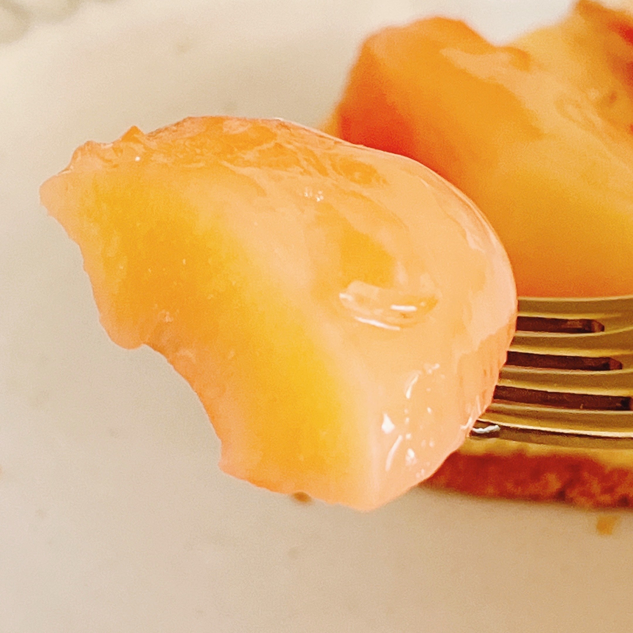 銀座コージーコーナーのオススメのケーキ「白桃タルト」