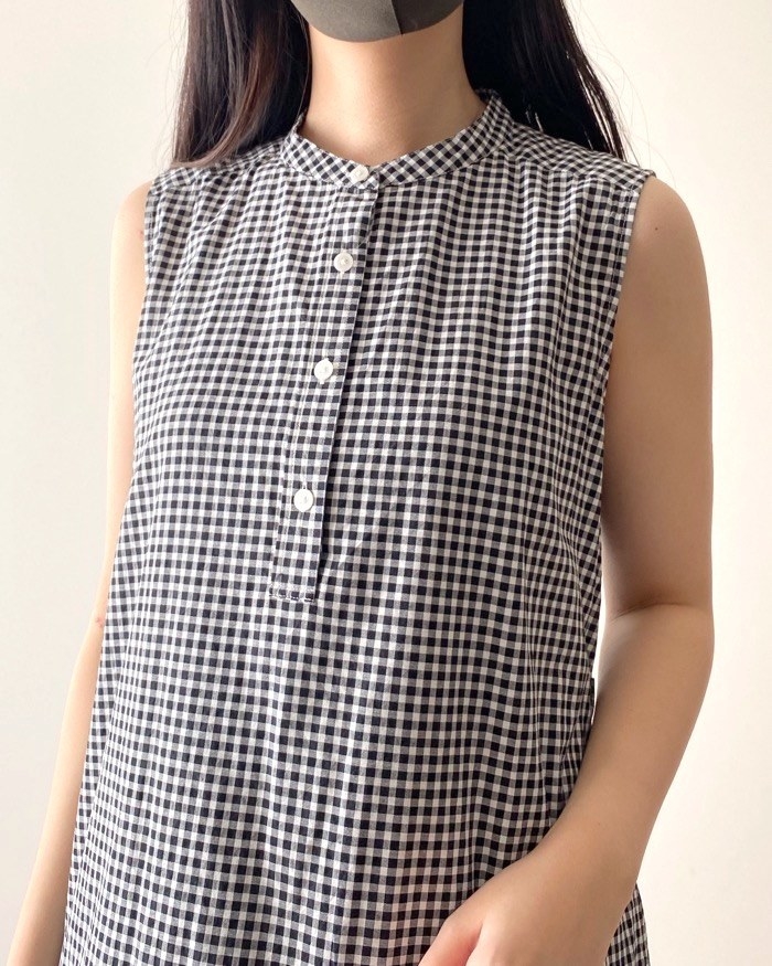 ユニクロのオススメのファッション「スラブコットンワンピース（ノースリーブ・標準丈・114.5～125.5cm）」