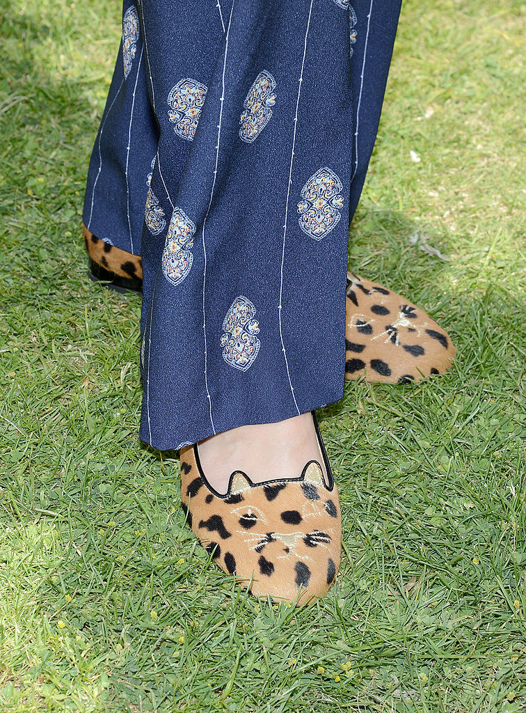 Closeup of Sophia&#x27;s shoes