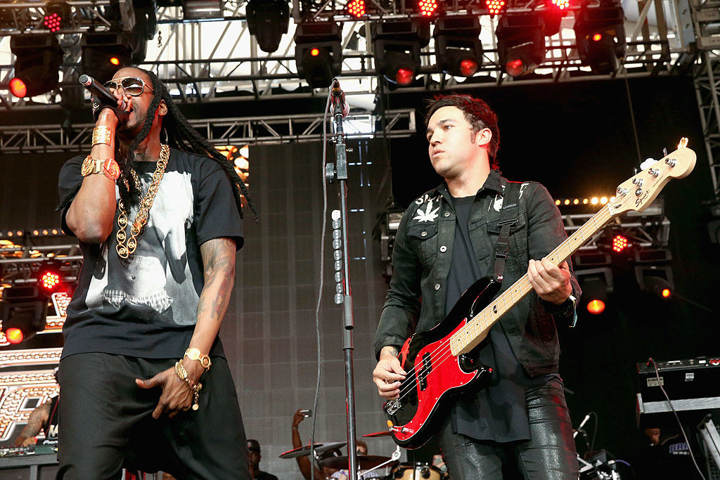 2 Chainz and Pete Wentz onstage