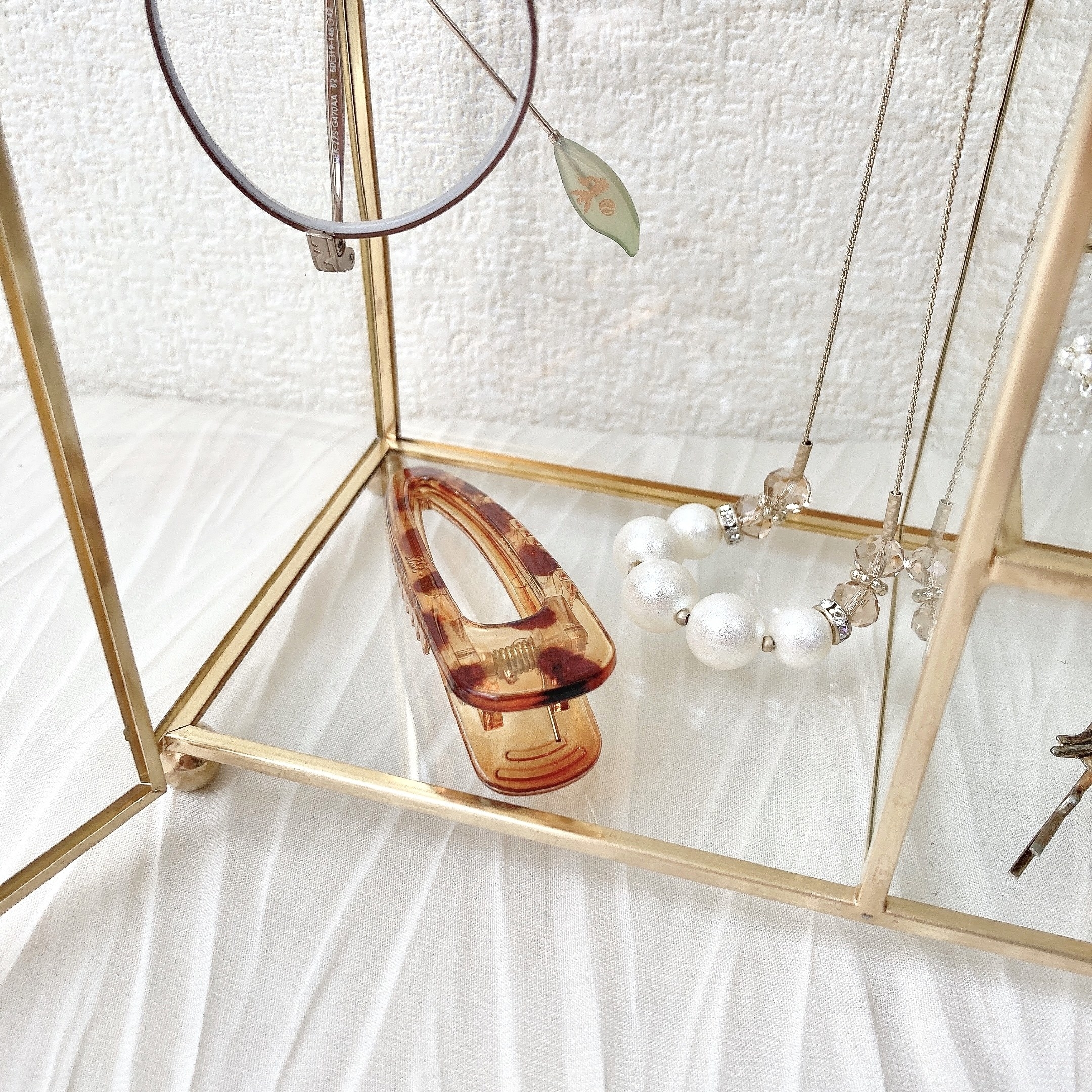 salut!(サリュ)のオススメのインテリア雑貨「ガラスジュエリーケース:Sサイズ」