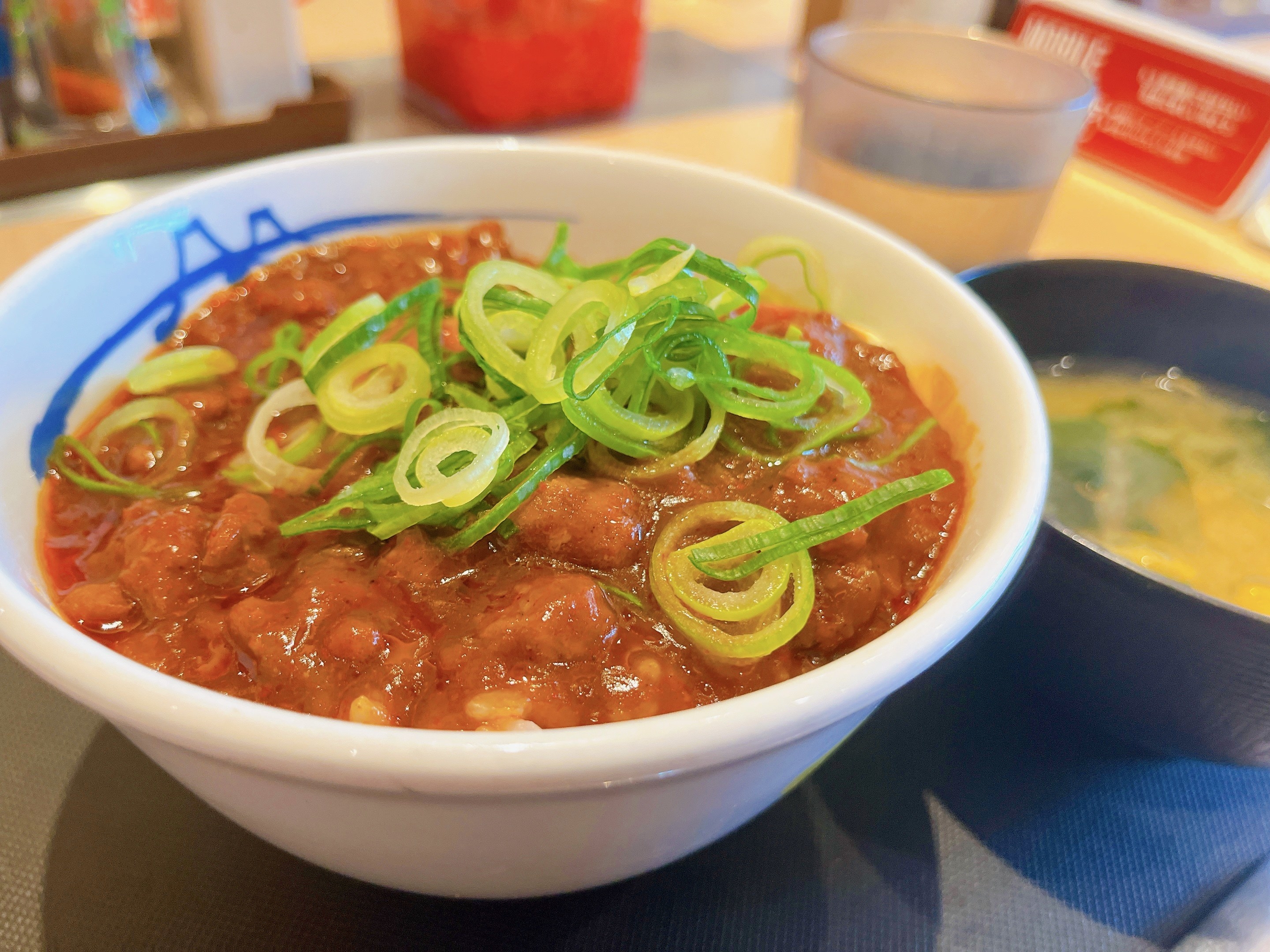 松屋のオススメのメニュー「富士山豆腐の本格麻婆めし」