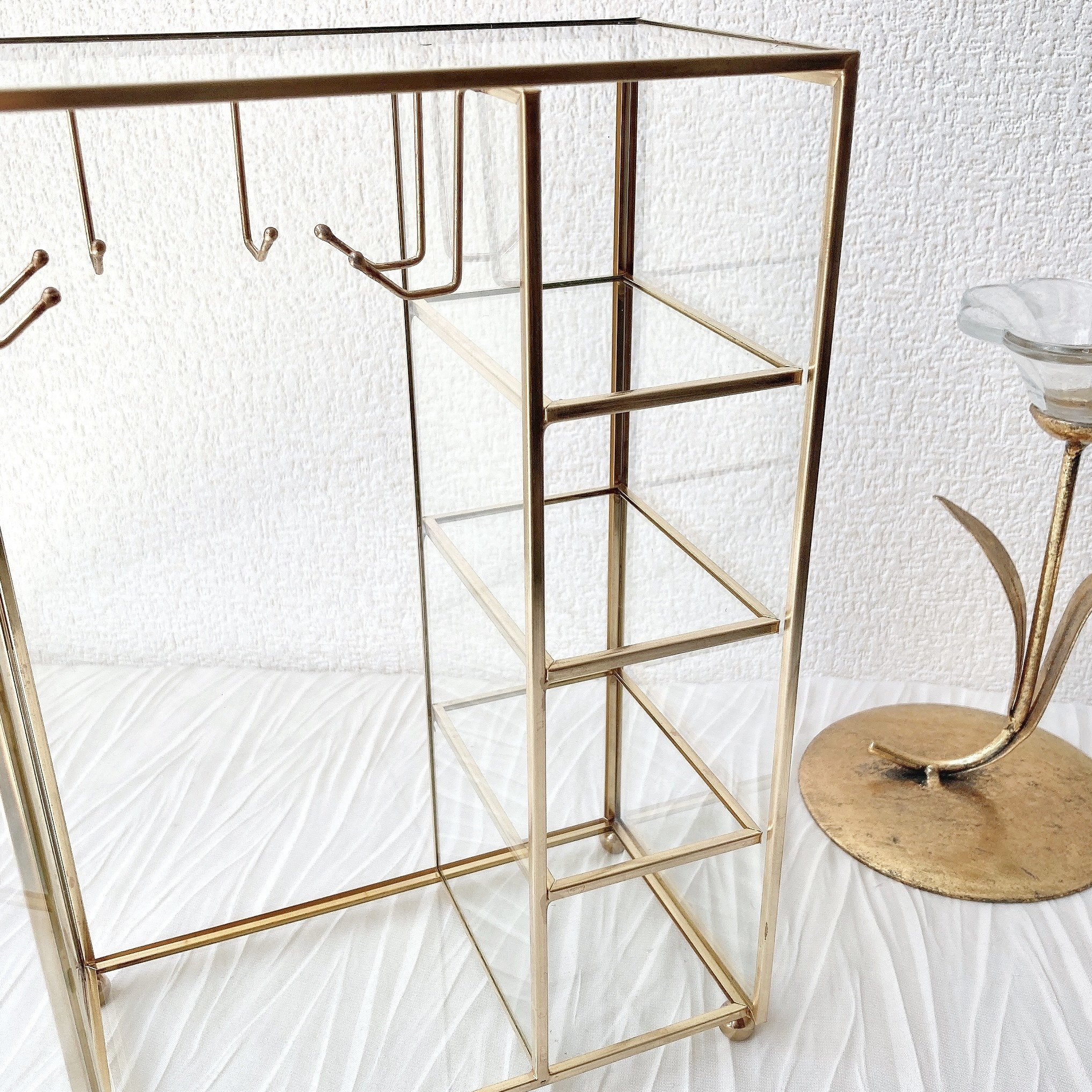 salut!(サリュ)のオススメのインテリア雑貨「ガラスジュエリーケース:Sサイズ」