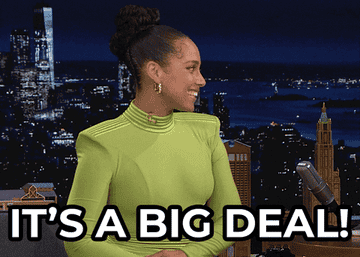 Alicia Keys talks about something that&#x27;s &quot;a big deal&quot; on &quot;The Tonight Show&quot;